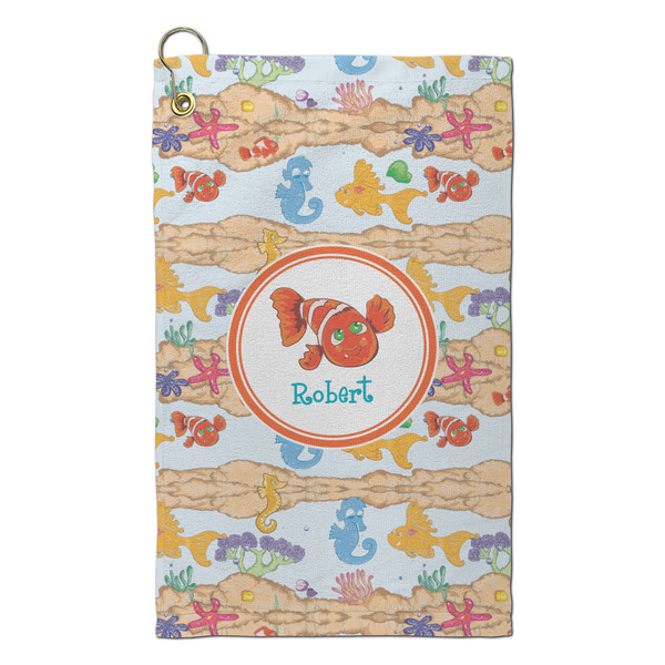 Custom Under the Sea Microfiber Golf Towel - Small (Personalized)