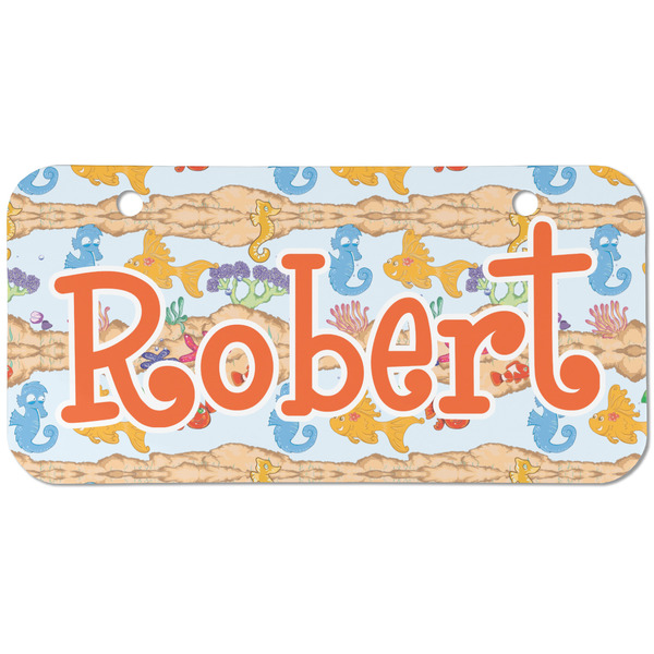 Custom Under the Sea Mini/Bicycle License Plate (2 Holes) (Personalized)