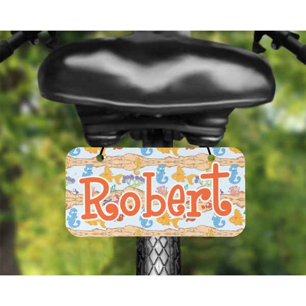 Under the Sea Mini License Plate on Bicycle - LIFESTYLE Two holes