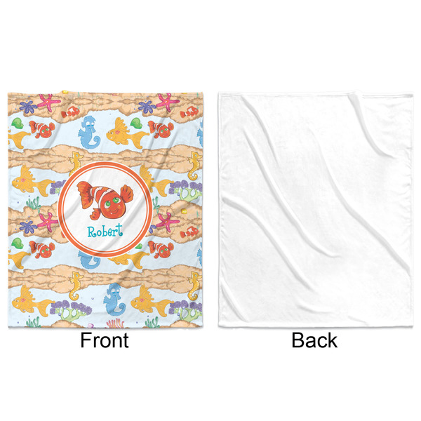 Under the Sea Minky Blanket - 50"x60" - Single Sided - Front & Back