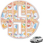 Under the Sea Monogram Car Decal (Personalized)