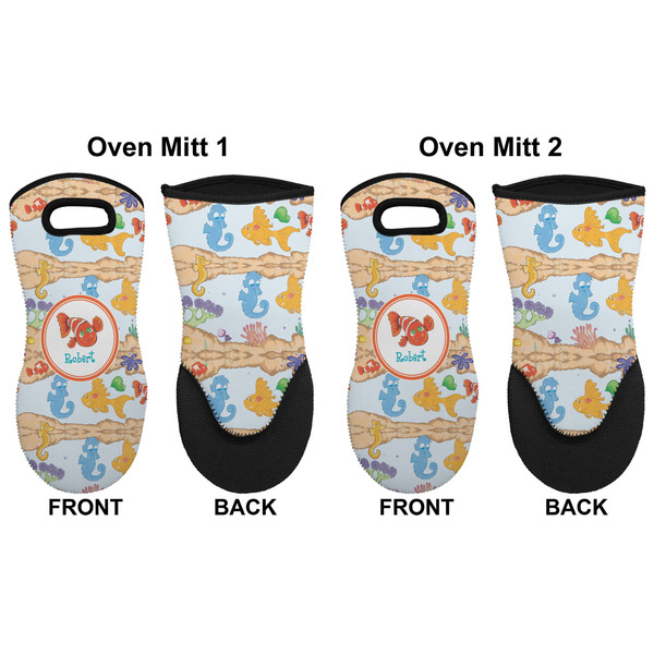 Under the Sea Neoprene Oven Mitt - Set of 2 - Approval