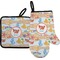 Under the Sea Oven Mitt & Pot Holder Set w/ Name or Text