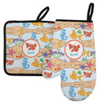 Under the Sea Left Oven Mitt & Pot Holder Set w/ Name or Text