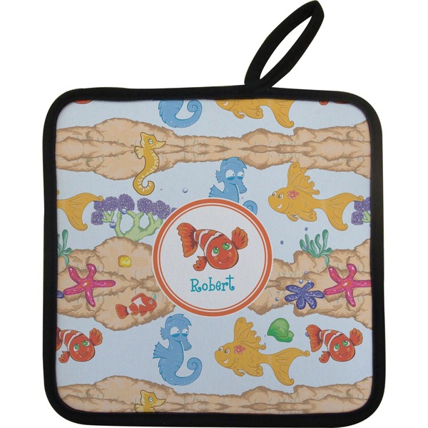 Custom Under the Sea Pot Holder w/ Name or Text