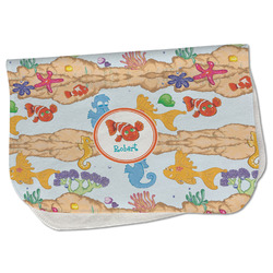 Under the Sea Burp Cloth - Fleece w/ Name or Text