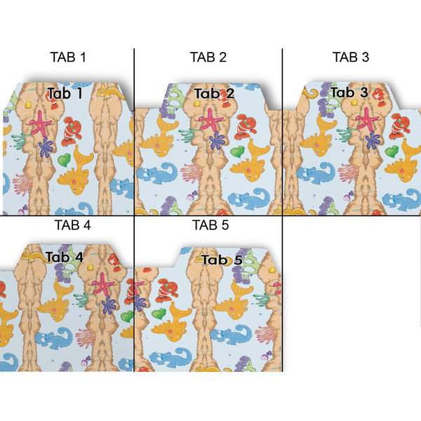 Under the Sea Page Dividers - Set of 5 - Approval