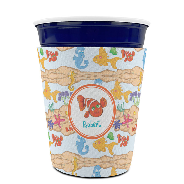 Under the Sea Party Cup Sleeves - without bottom - FRONT (on cup)