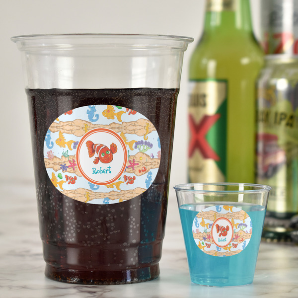 Under the Sea Party Cups - 16oz - In Context