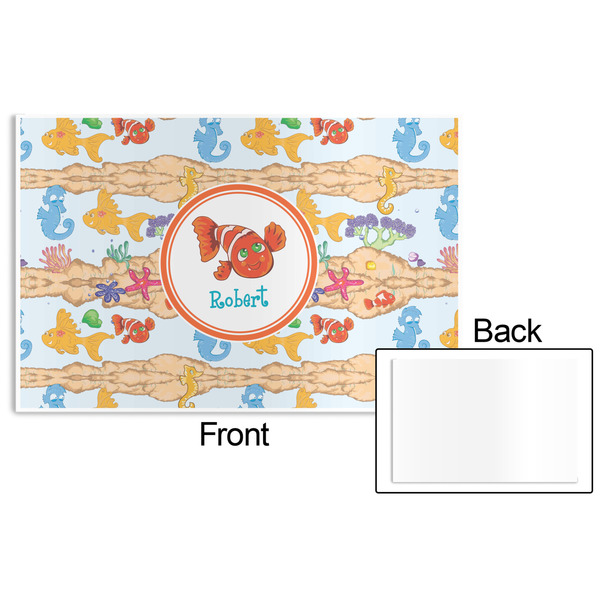 Under the Sea Disposable Paper Placemat - Front & Back