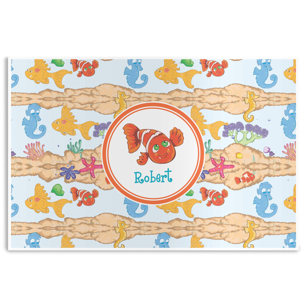 Custom Under the Sea Disposable Paper Placemats (Personalized)