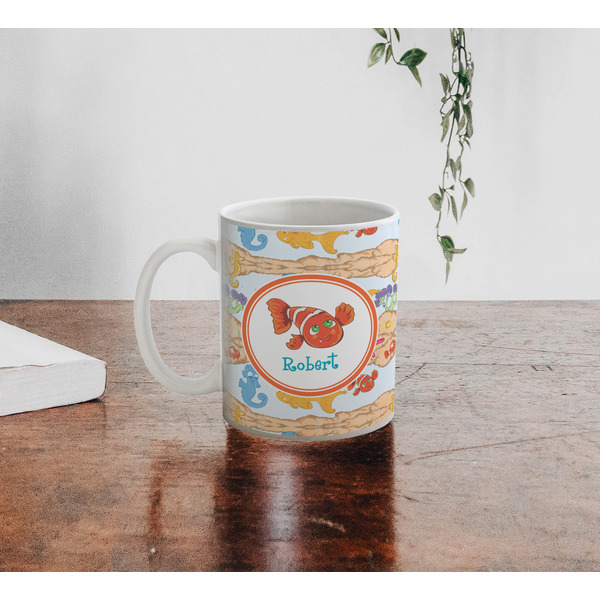 Under the Sea Personalized Coffee Mug - Lifestyle