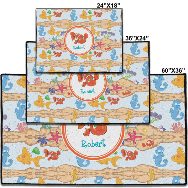 Under the Sea Personalized Door Mat - Group Parent IMF
