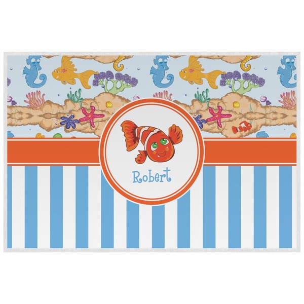 Under the Sea Personalized Placemat (Back)