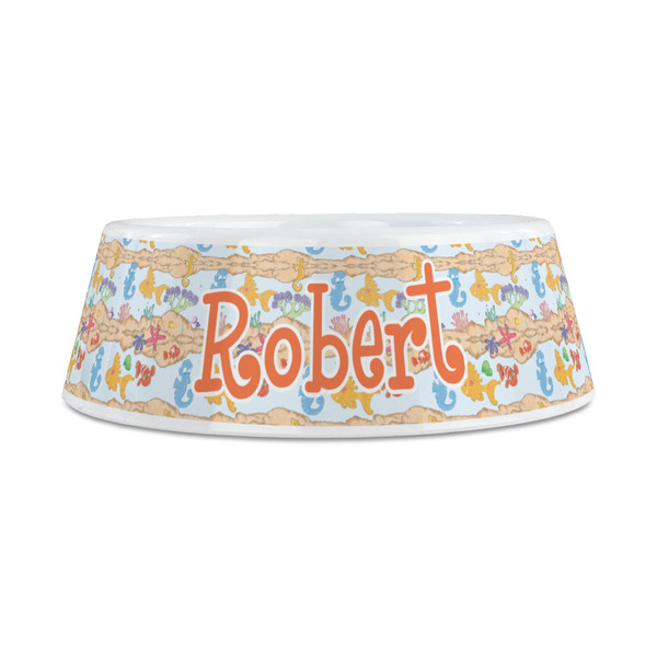 Under the Sea Plastic Dog Bowls - Medium - FRONT