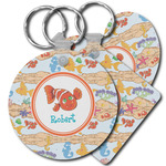 Under the Sea Plastic Keychain (Personalized)