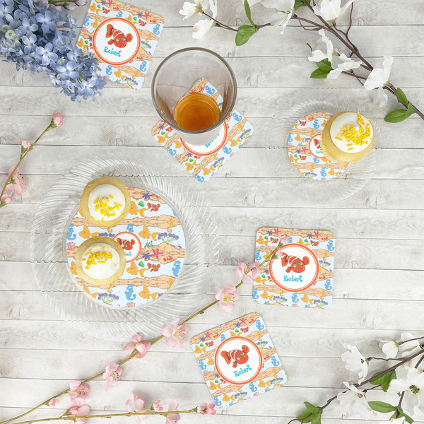 Under the Sea Plastic Party Dinner Plates - In Context