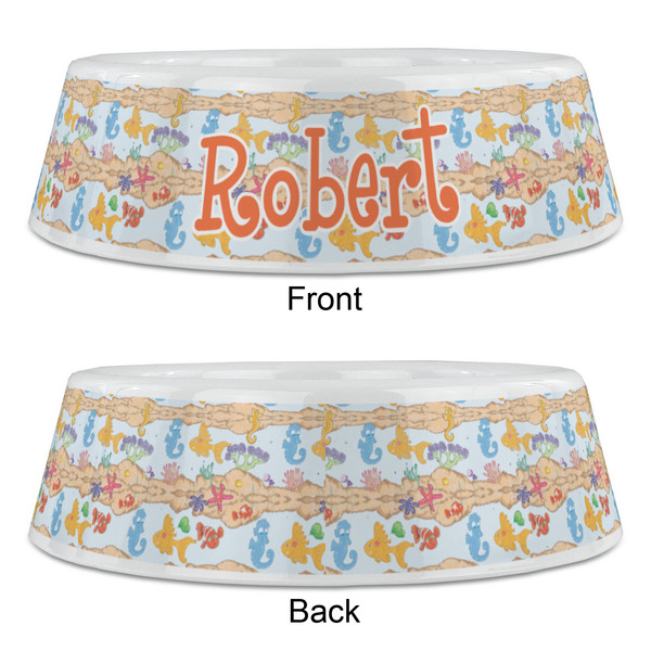Under the Sea Plastic Pet Bowls - Large - APPROVAL