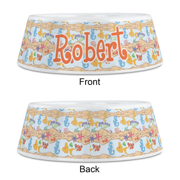 Under the Sea Plastic Pet Bowls - Medium - APPROVAL