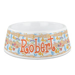 Under the Sea Plastic Dog Bowl - Medium (Personalized)