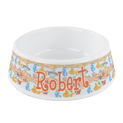 Under the Sea Plastic Dog Bowl - Small (Personalized)