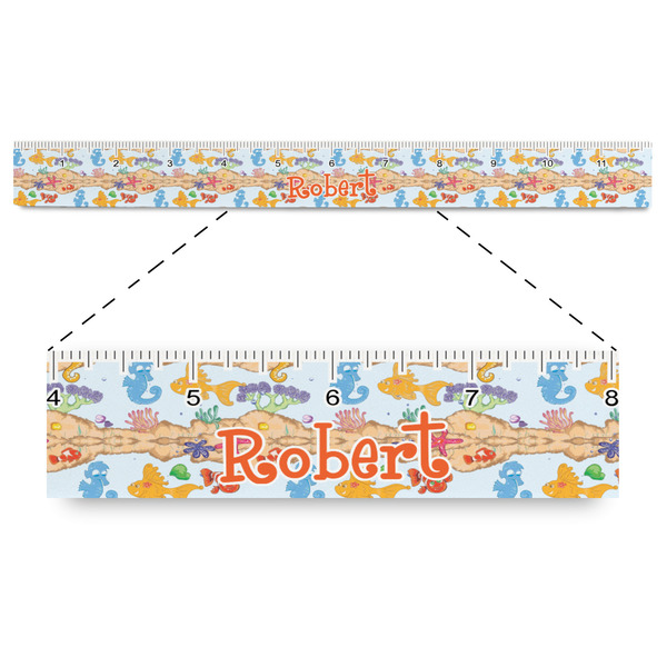 Custom Under the Sea Plastic Ruler - 12" (Personalized)