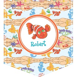 Under the Sea Iron On Faux Pocket (Personalized)