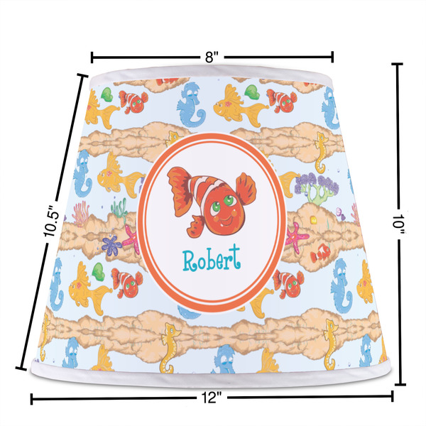 Under the Sea Poly Film Empire Lampshade - Dimensions