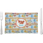 Under the Sea Rectangular Glass Lunch / Dinner Plate - Single or Set (Personalized)