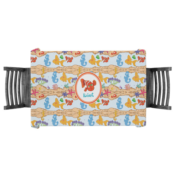 Custom Under the Sea Tablecloth - 58"x58" (Personalized)