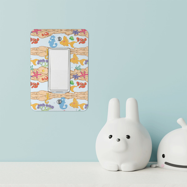 Under the Sea Rocker Light Switch Covers - Single - IN CONTEXT