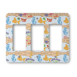 Under the Sea Rocker Style Light Switch Cover - Three Switch