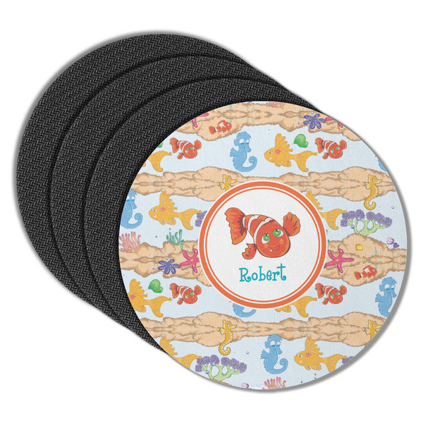 Under the Sea Round Coaster Rubber Back - Main