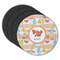 Under the Sea Round Rubber Backed Coasters - Set of 4 (Personalized)