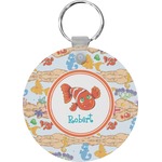 Under the Sea Round Plastic Keychain (Personalized)