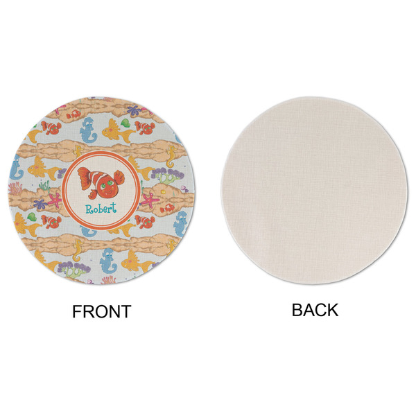 Under the Sea Round Linen Placemats - APPROVAL (single sided)