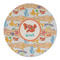 Under the Sea Round Linen Placemats - FRONT (Double Sided)
