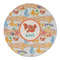 Under the Sea Round Linen Placemat - Single Sided (Personalized)