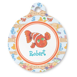 Under the Sea Round Pet ID Tag (Personalized)
