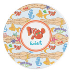 Under the Sea Round Stone Trivet (Personalized)