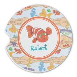 Under the Sea Sandstone Car Coaster - Single (Personalized)