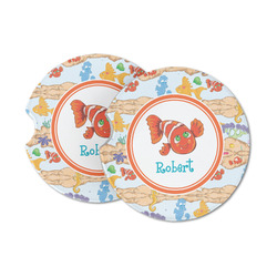 Under the Sea Sandstone Car Coasters (Personalized)