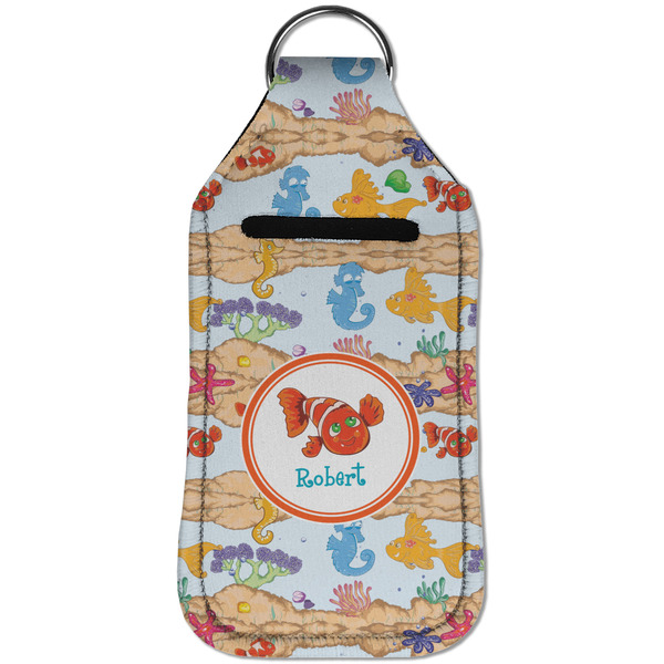 Under the Sea Sanitizer Holder Keychain - Large (Front)