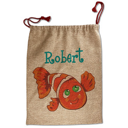 Under the Sea Santa Sack - Front (Personalized)