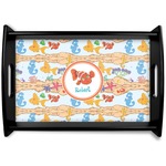 Under the Sea Black Wooden Tray - Small (Personalized)