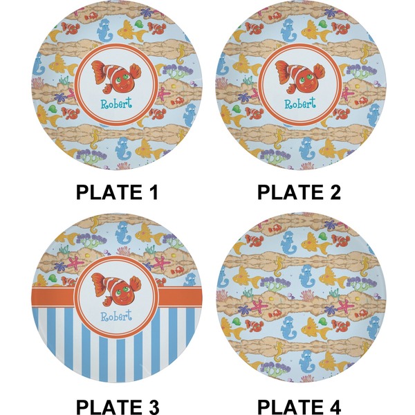 Under the Sea Set of Appetizer / Dessert Plates (Approval)