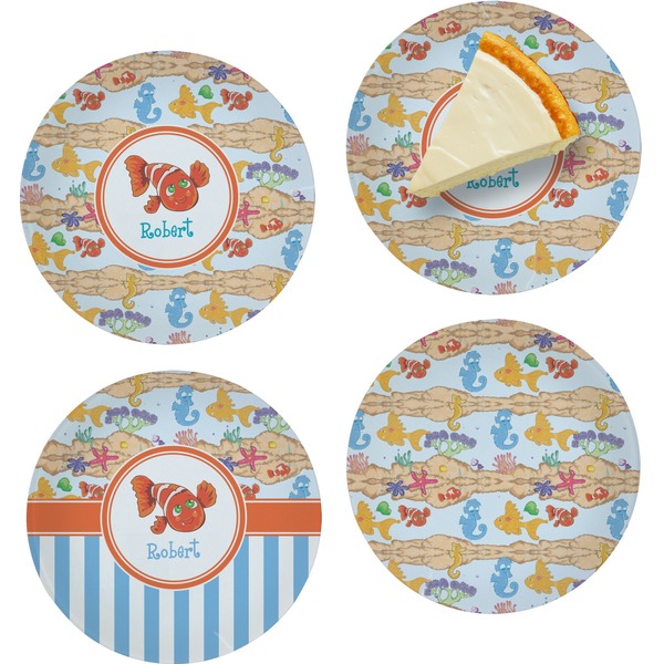 Under the Sea Set of Appetizer / Dessert Plates