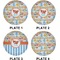 Under the Sea Set of Lunch / Dinner Plates (Approval)