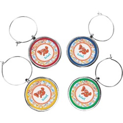 Under the Sea Wine Charms (Set of 4) (Personalized)