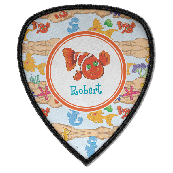 Custom Under the Sea Iron on Shield Patch A w/ Name or Text